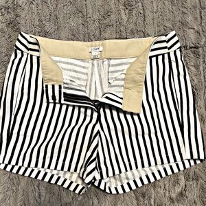 J. Crew Black and White Bermuda Shorts